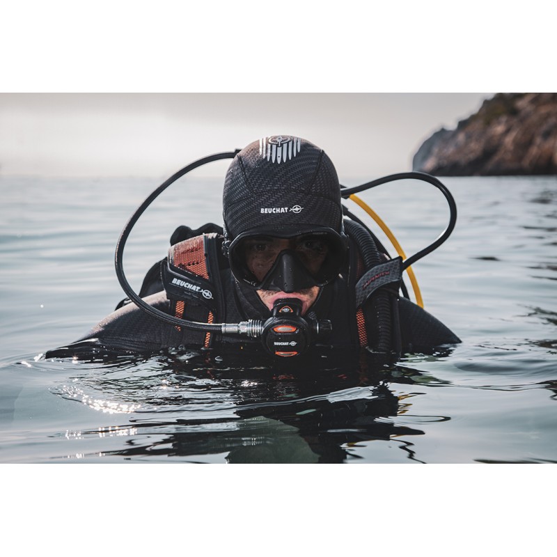 MED C-ZIP MAN - OVERALL 8+7 MM WITH CHEST-ZIP AND HOOD-ATTACHED | Echipament Scufundari | Costume neopren